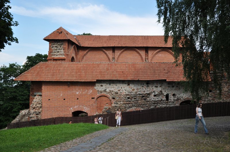 DSC_0334.JPG - Ruiny Zamku Górnego zbudowanego na Górze Gedymina. Powstał w XIV w., po przeniesieniu stolicy państwa litewskiego z Trok do Wilna.