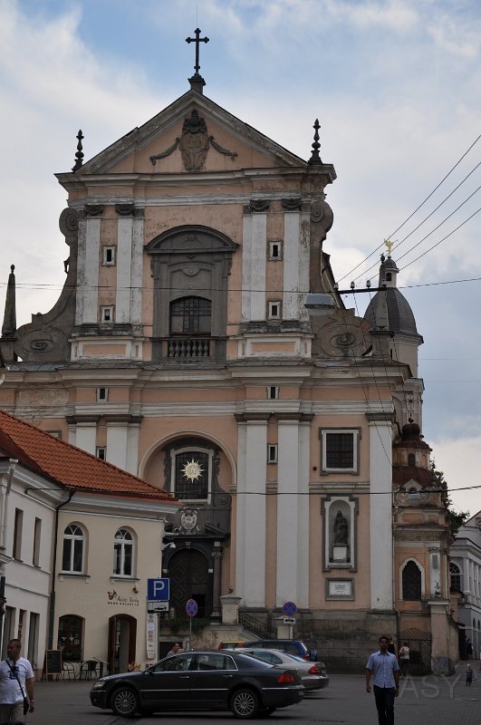 DSC_0389.JPG - Kościół św. Teresy. Powstał w IXVII w. z inicjatywy Stefana Paca. Jedenz najpiękniejszych kościołów barokowych Rzeczpospolitej.