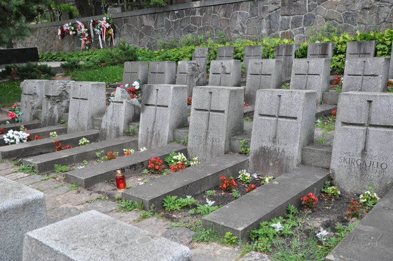 DSC_0407.JPG - Kwatera żołnierzy poległych w latach 1918-1920, w obronie Wilna.