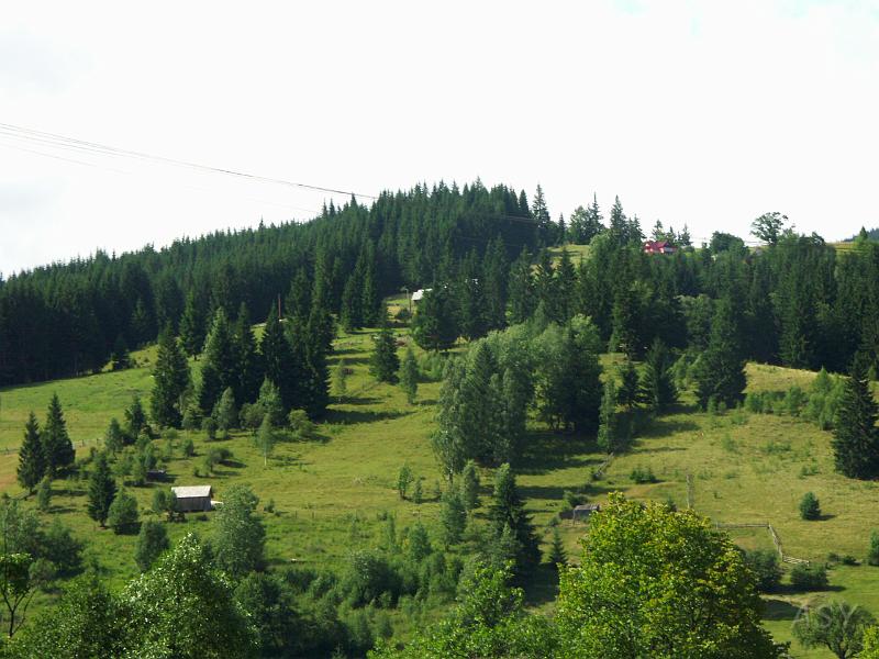 PICT2819.JPG - Opuszczamy Worochtę. Urokliwa, spokojna wieś, która zachowała nieco swego dawnego charakteru.